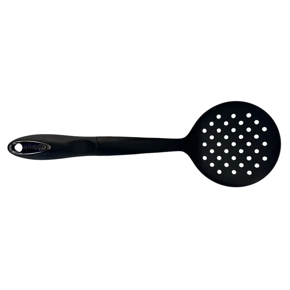 CUISINART LONG BLACK‎ SKIMMING SKIMMER  STRAINING SPOON UTENSIL
